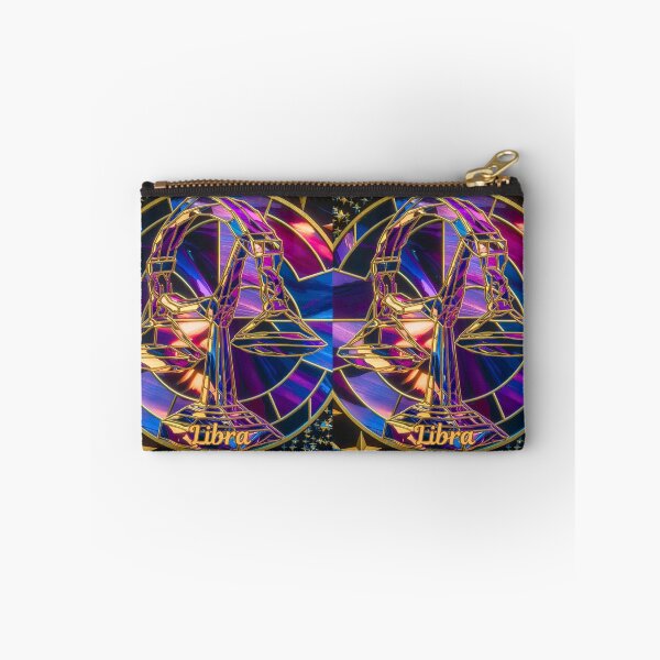 Item preview, Libra Zodiac, stained glass designed and sold by ZodiacWonders.