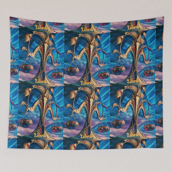 Item preview, Libra Zodiac, stained glass designed and sold by ZodiacWonders.