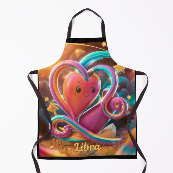 Item preview, Libra Zodiac, heart shape designed and sold by ZodiacWonders.