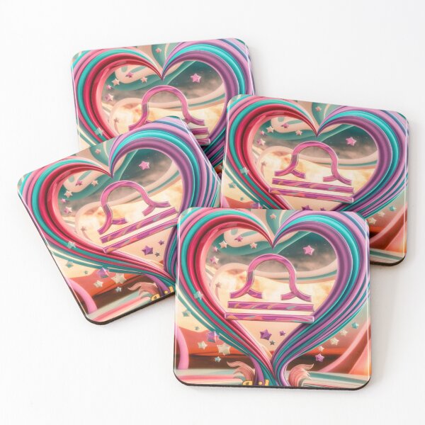 Item preview, Libra Zodíaco, en forma de corazón designed and sold by ZodiacWonders.
