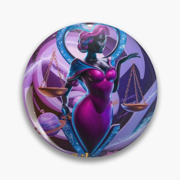 Item preview, Libra Zodiac, heart shape designed and sold by ZodiacWonders.