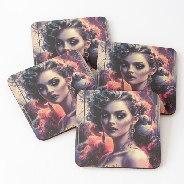 Item preview, Libra Zodiac, whimsical lady, celestial woman designed and sold by ZodiacWonders.