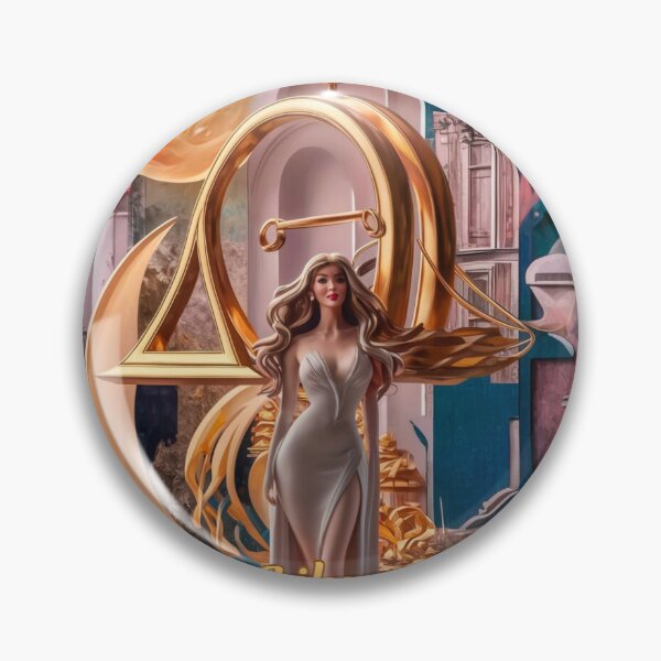 Item preview, Libra Zodiac, whimsical lady, celestial woman designed and sold by ZodiacWonders.
