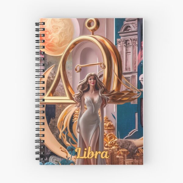 Item preview, Libra Zodiac, whimsical lady, celestial woman designed and sold by ZodiacWonders.