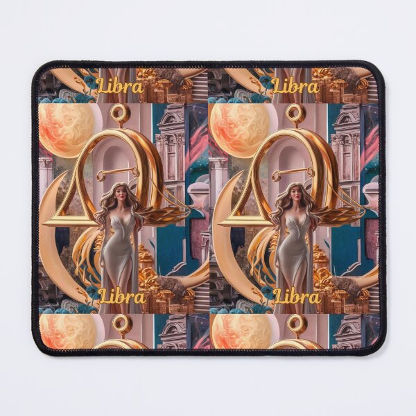 Item preview, Libra Zodiac, whimsical lady, celestial woman designed and sold by ZodiacWonders.