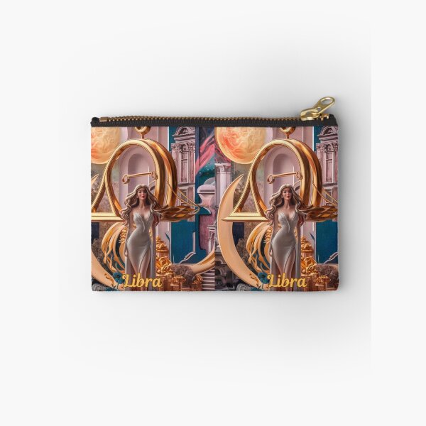 Item preview, Libra Zodiac, whimsical lady, celestial woman designed and sold by ZodiacWonders.