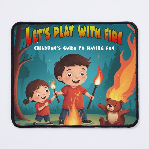 Item preview, Let's Play With Fire - Fire - Childrens Book - Parody - Humour designed and sold by Curtis Brown.