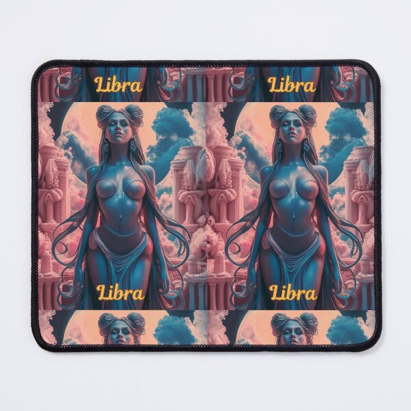 Item preview, Libra Zodiac, whimsical lady, celestial woman designed and sold by ZodiacWonders.