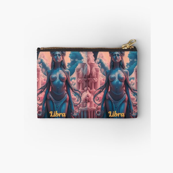 Item preview, Libra Zodiac, whimsical lady, celestial woman designed and sold by ZodiacWonders.