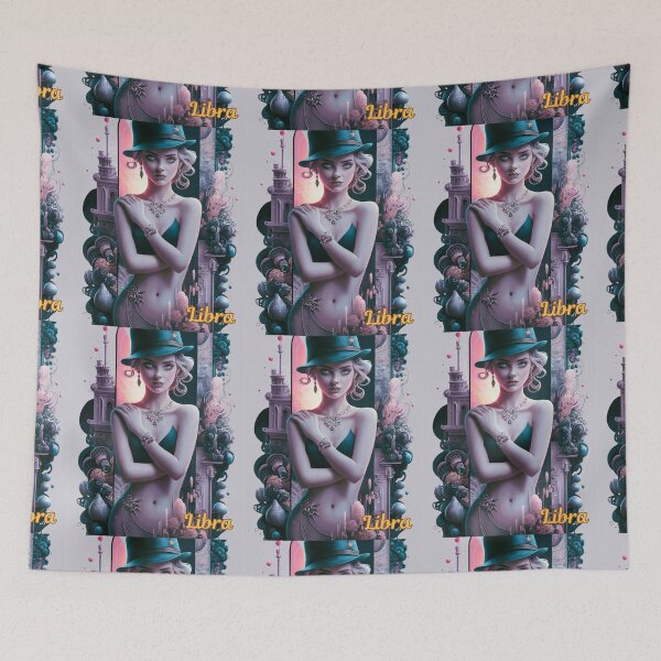 Item preview, Libra Zodiac, whimsical lady, libra girl sexy designed and sold by ZodiacWonders.