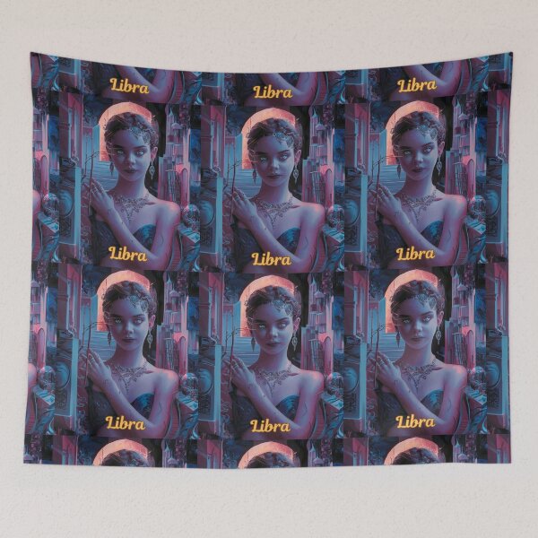 Item preview, Libra Zodiac, whimsical lady, libra girl sexy designed and sold by ZodiacWonders.