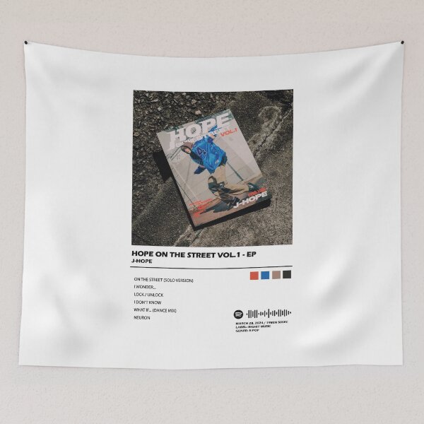 Item preview, j-hope "Hope On The Street" Album Cover Art designed and sold by EPcreates.