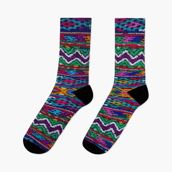 Item preview, Colorful rebozo embroidery maximalist decor multicolor stripes vibrant boho chic decor designed and sold by T-Mex.