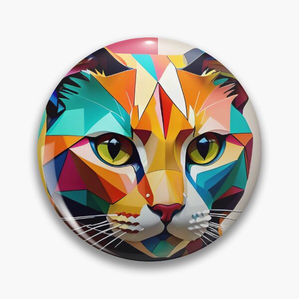 Artikelvorschau, Abstract Geometric Cat Art Pattern entworfen und verkauft von TheArtOfPat.