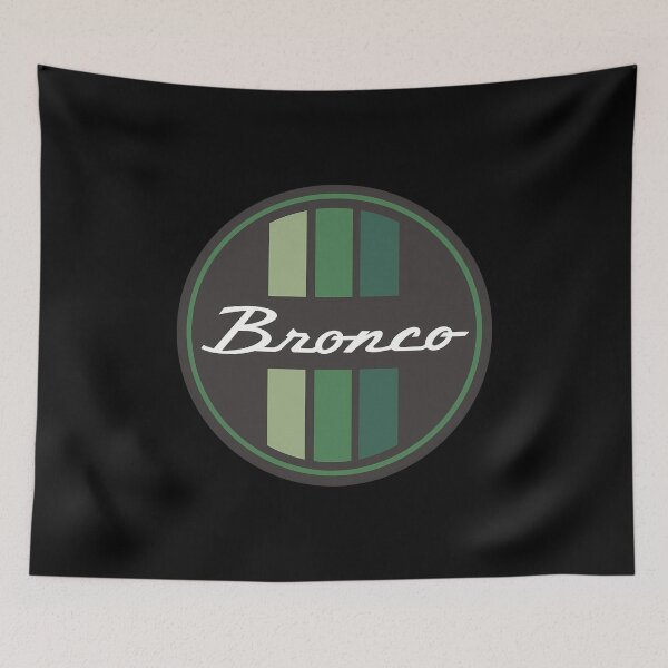 Item preview, Vintage Bronco Logo (Green) designed and sold by ClintonBode.