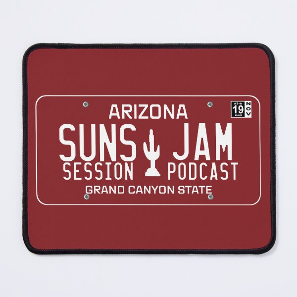 Artikelvorschau, Suns JAM AZ Nummernschild Kastanienbraun entworfen und verkauft von SunsJAMSession.