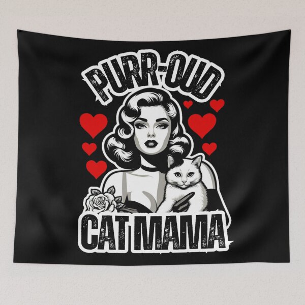 Item preview, Purr-oud cat mama designed and sold by DShirtRepublic.