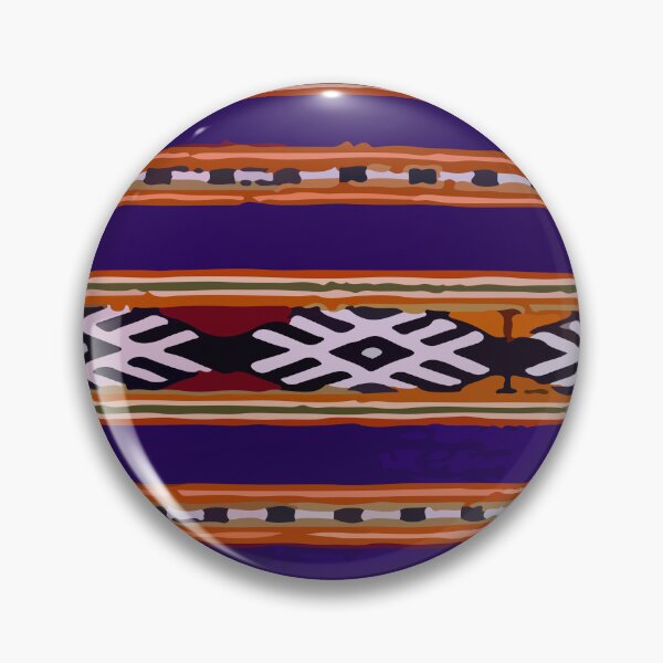 Item preview, Southwest navy blue stripes chevron poncho serape blanket designed and sold by T-Mex.