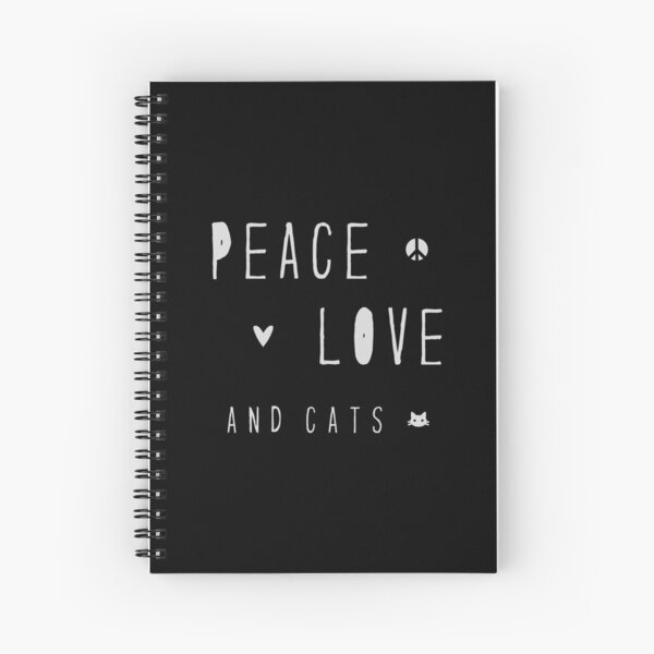 Item preview, Peace, Love and Cats designed and sold by MellowGroove.