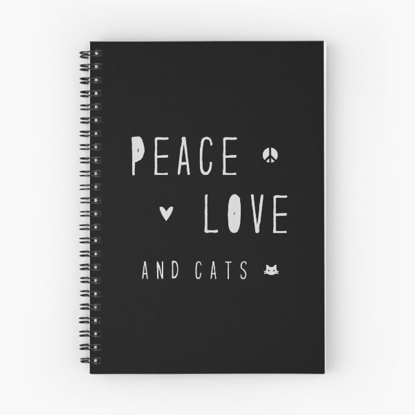 Artikelvorschau, Frieden, Liebe und Katzen entworfen und verkauft von MellowGroove.