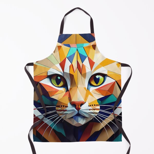 Artikelvorschau, Abstract Geometric Cat Art Pattern entworfen und verkauft von TheArtOfPat.