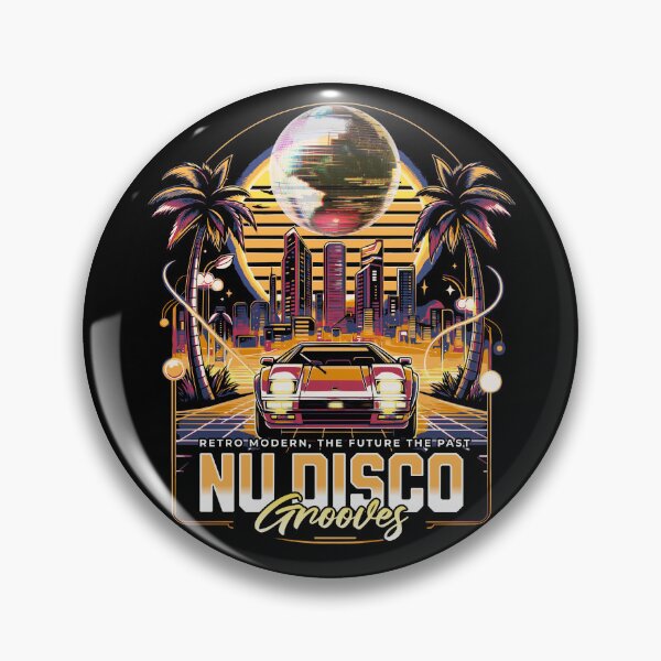 Item preview, NU DISCO  - Neon Grooves (yellow)  designed and sold by Discothreadz.