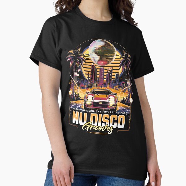 Item preview, NU DISCO  - Neon Grooves (yellow)  designed and sold by Discothreadz.
