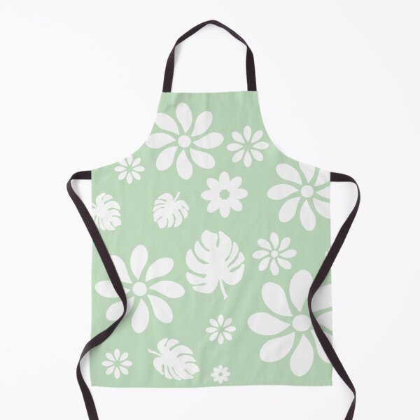 Item preview, White Floral on Green designed and sold by LornaHamel.