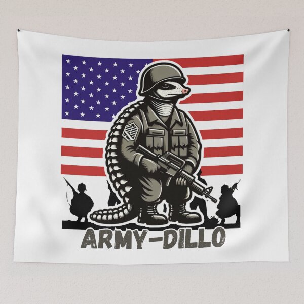 Item preview, Army-Dillo  designed and sold by DShirtRepublic.