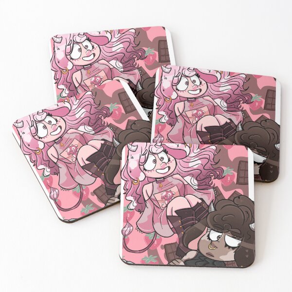 Item preview, strawberry milk & chocolate milk!  designed and sold by lililunart.