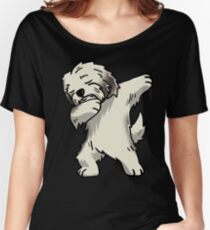 Dabbing Cream Havanese Women's Relaxed Fit T-Shirt