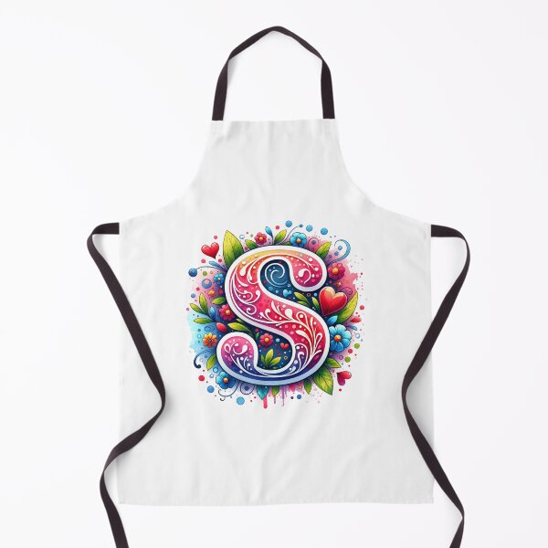 Item preview, The Letter S with Flowers and Hearts designed and sold by PassionforLove.
