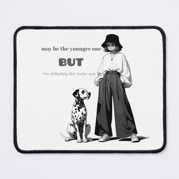 Item preview, youngest sister with dog-national siblings day-youngest girl designed and sold by toobel.