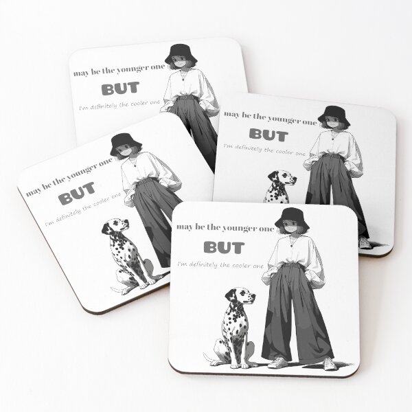 Item preview, youngest sister with dog-national siblings day-youngest girl designed and sold by toobel.