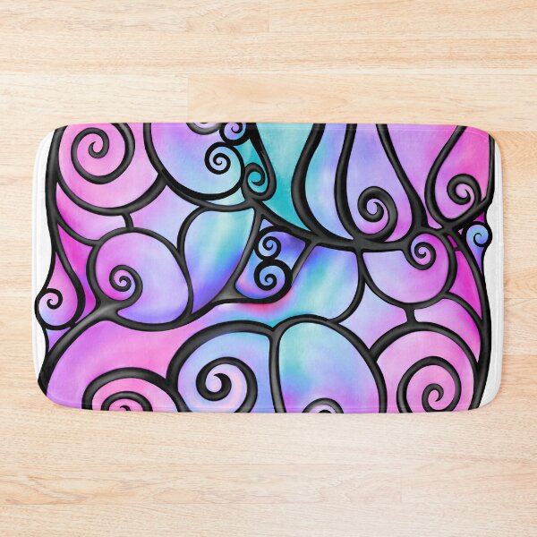 Item preview, Swirly Bubbles in Pink designed and sold by lezell.