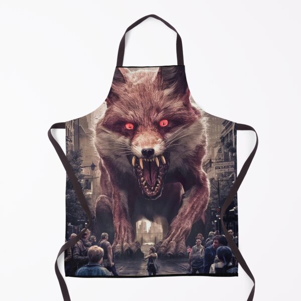 Artikelvorschau, Fuchsporträt. Horrorfuchs entworfen und verkauft von FoxVibes.