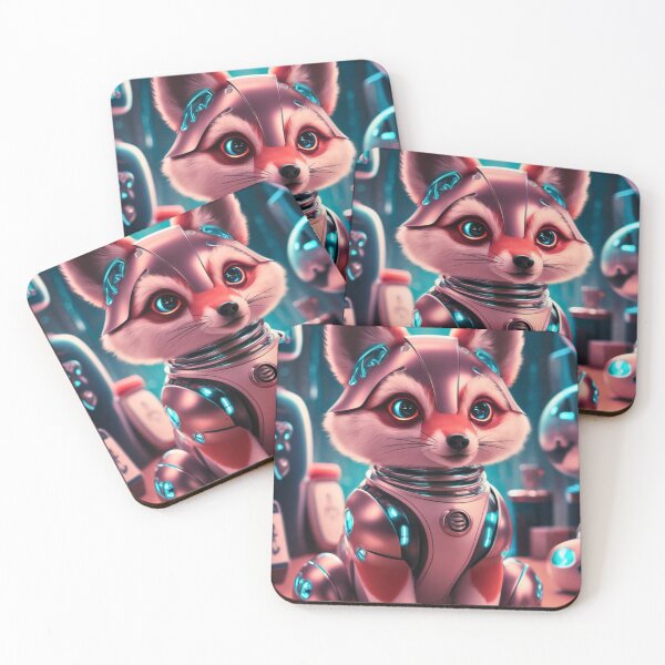 Item preview, Fox Portrait. robot fox designed and sold by FoxVibes.