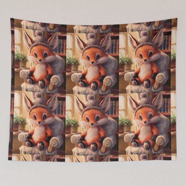 Item preview, Fox Portrait. plushed fox designed and sold by FoxVibes.