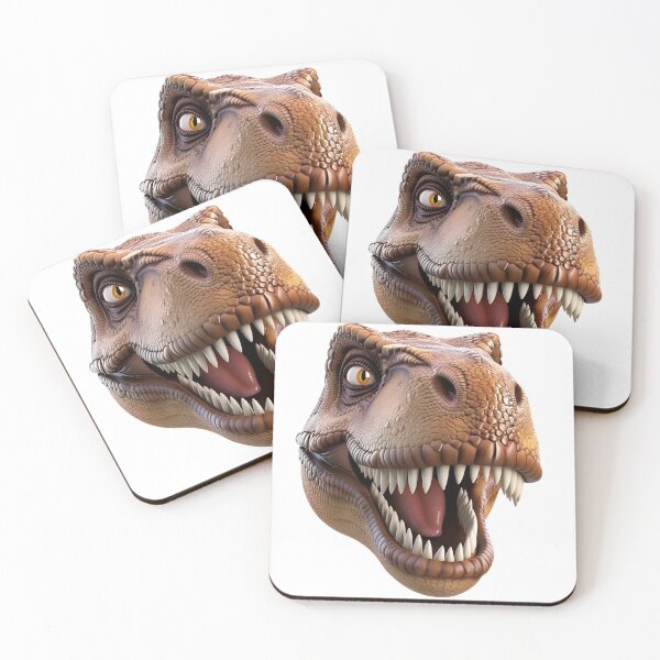 Item preview, 3D Cartoon T-Rex Dinosaur, Logo, Sticker, Wall arts, Art Prints and More designed and sold by Kevin Lou.