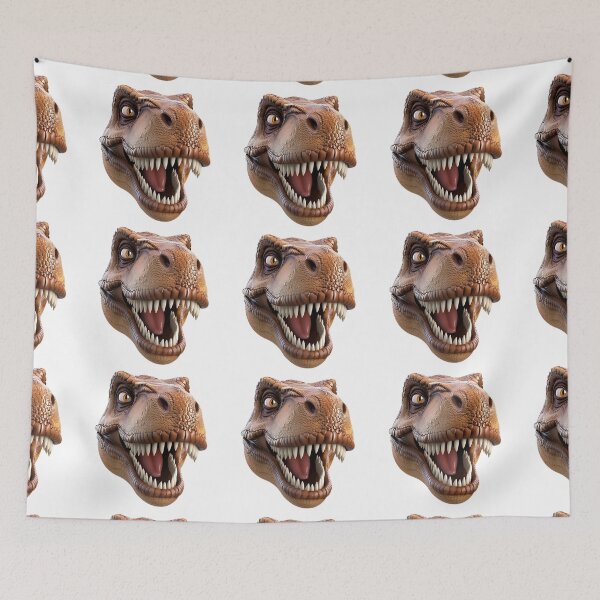Item preview, 3D Cartoon T-Rex Dinosaur, Logo, Sticker, Wall arts, Art Prints and More designed and sold by Kevin Lou.
