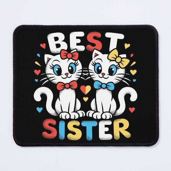 Item preview, best sister cat -national siblings day-Purrfect Sisterhood designed and sold by toobel.