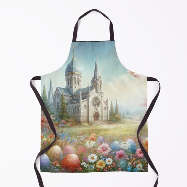 Item preview, easter magical landscape Easter church designed and sold by Expressions-Sel.