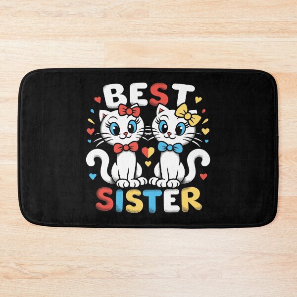 Item preview, best sister cat -national siblings day-Purrfect Sisterhood  designed and sold by toobel.