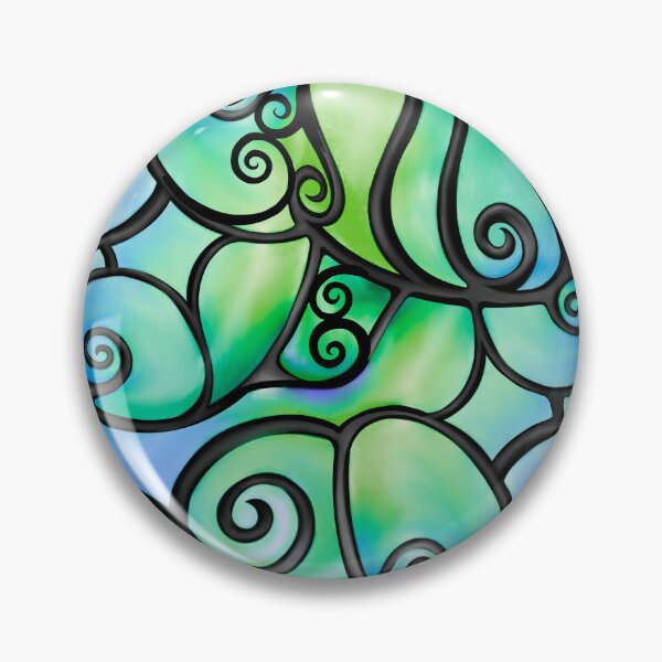 Item preview, Swirly Bubbles in Blue designed and sold by lezell.