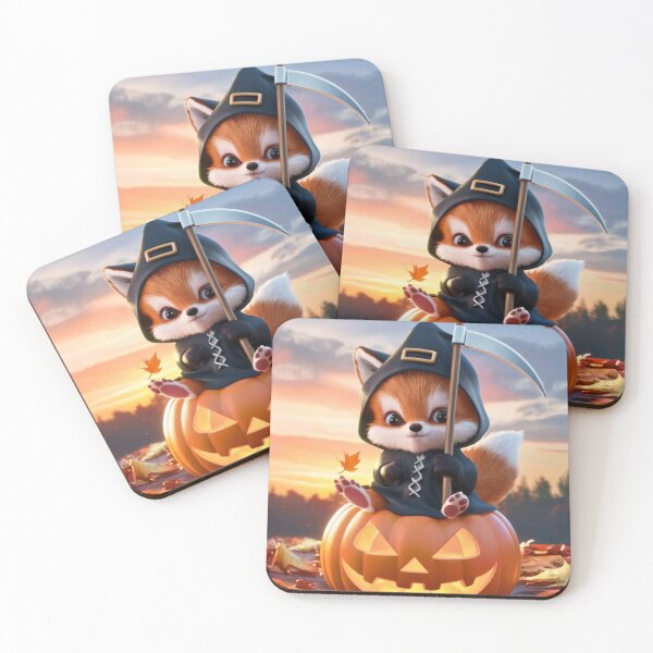 Item preview, Fox Portrait. halloween fox designed and sold by FoxVibes.