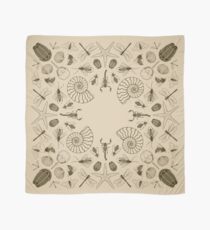 Invertebrate Fossil Bandana Design Scarf