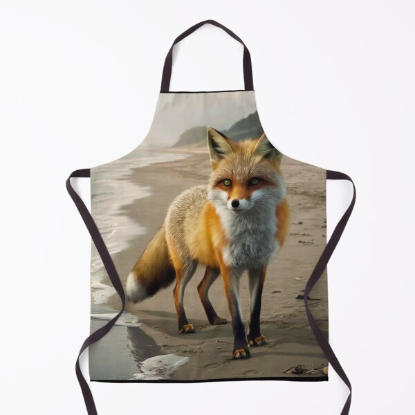 Artikelvorschau, Fuchsporträt. Blick auf den Strand entworfen und verkauft von FoxVibes.