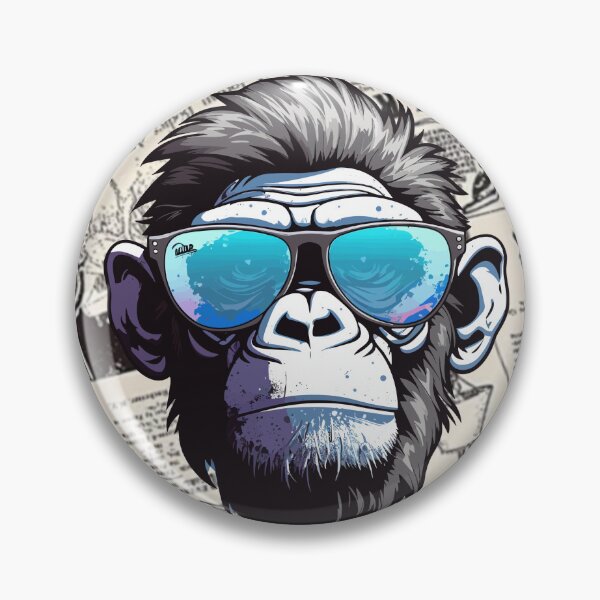 Item preview, Monkey t-shirts, nature t-shirts, cute wildlife t-shirts, vintage style t-shirts. ,newspaper designed and sold by BeYourself1993.