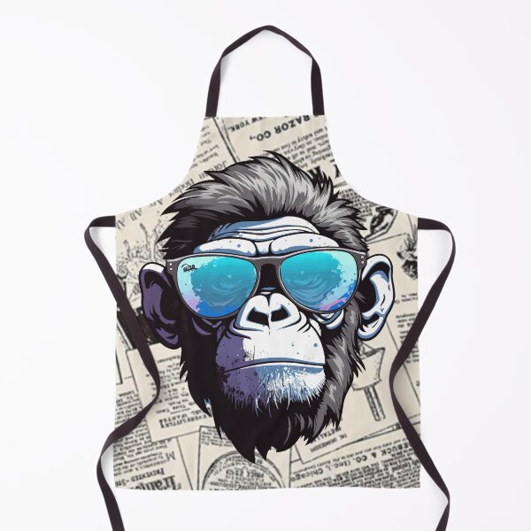 Item preview, Monkey t-shirts, nature t-shirts, cute wildlife t-shirts, vintage style t-shirts. ,newspaper designed and sold by BeYourself1993.