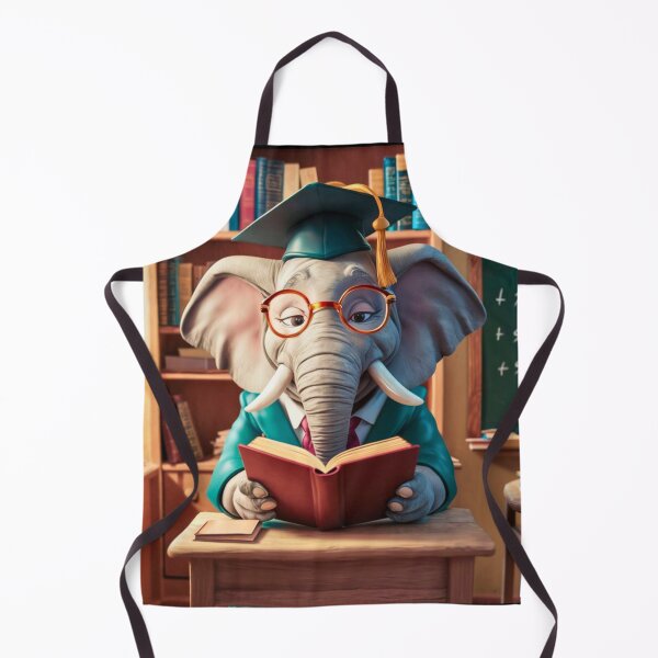 Item preview, Elephant Portrait. elephant teacher designed and sold by ElephantVibes.